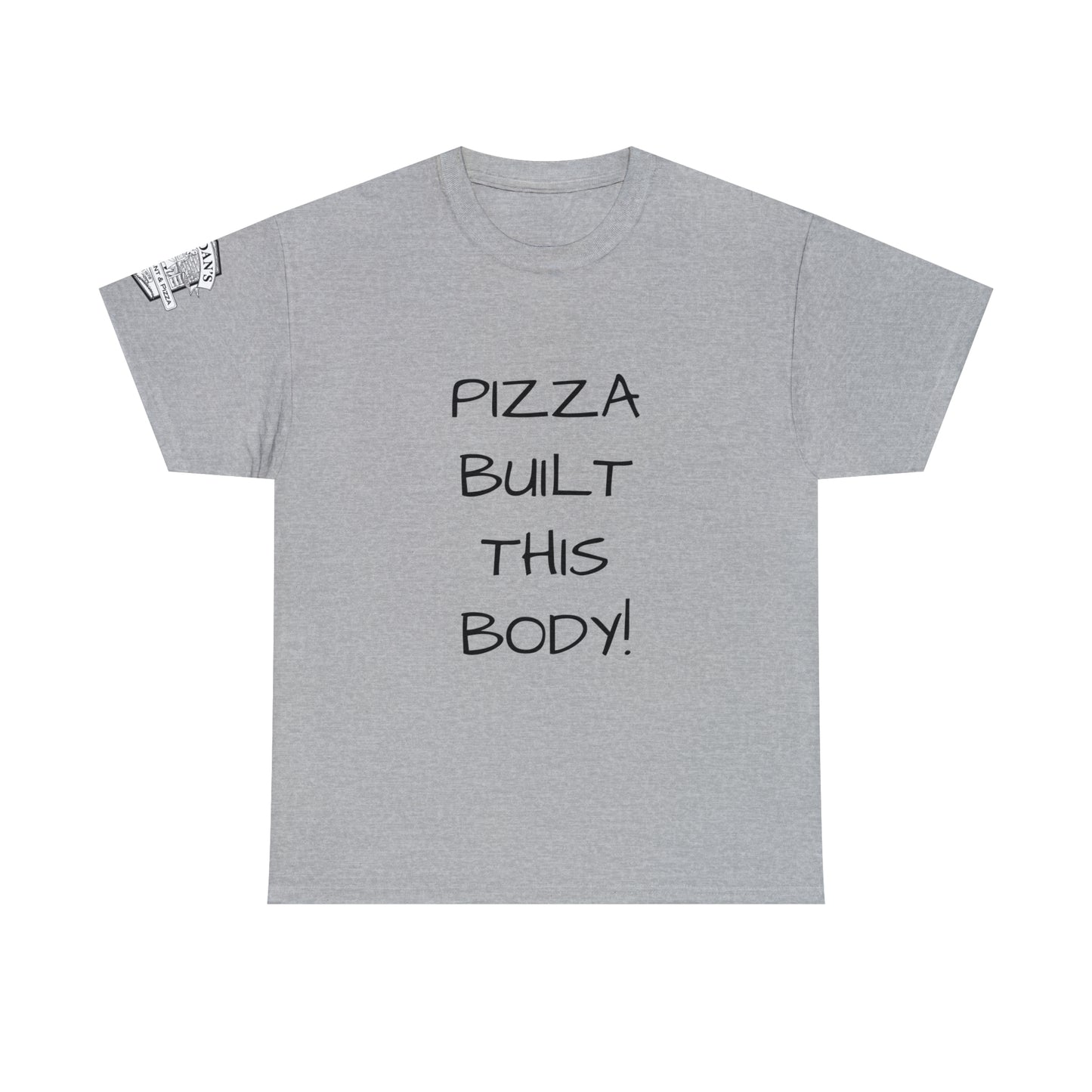 Pizza Built This Body - Adult T-shirt