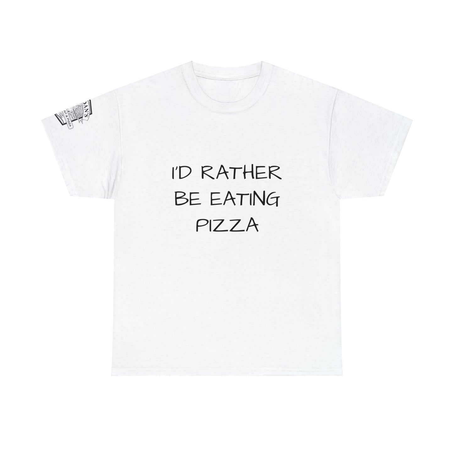 I'd Rather Be Eating Pizza - Adult T-shirt