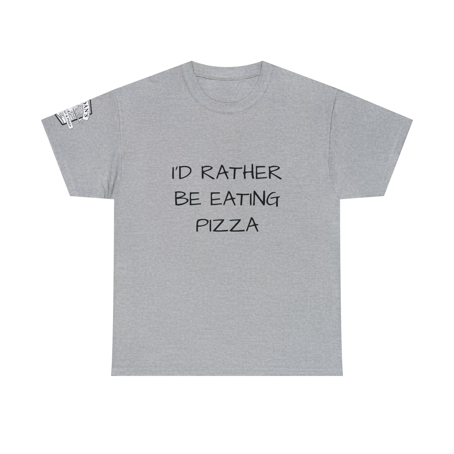 I'd Rather Be Eating Pizza - Adult T-shirt