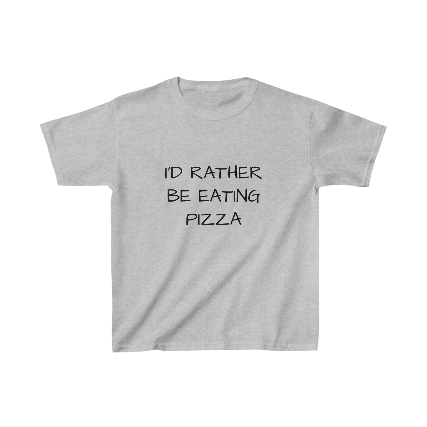 I'd Rather Be Eating Pizza - Kid's T-Shirt