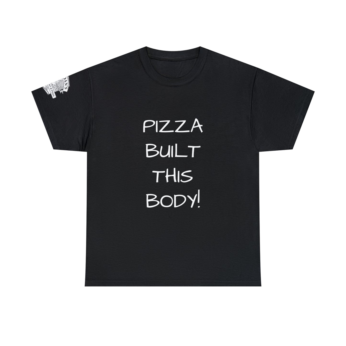 Pizza Built This Body - Adult T-shirt