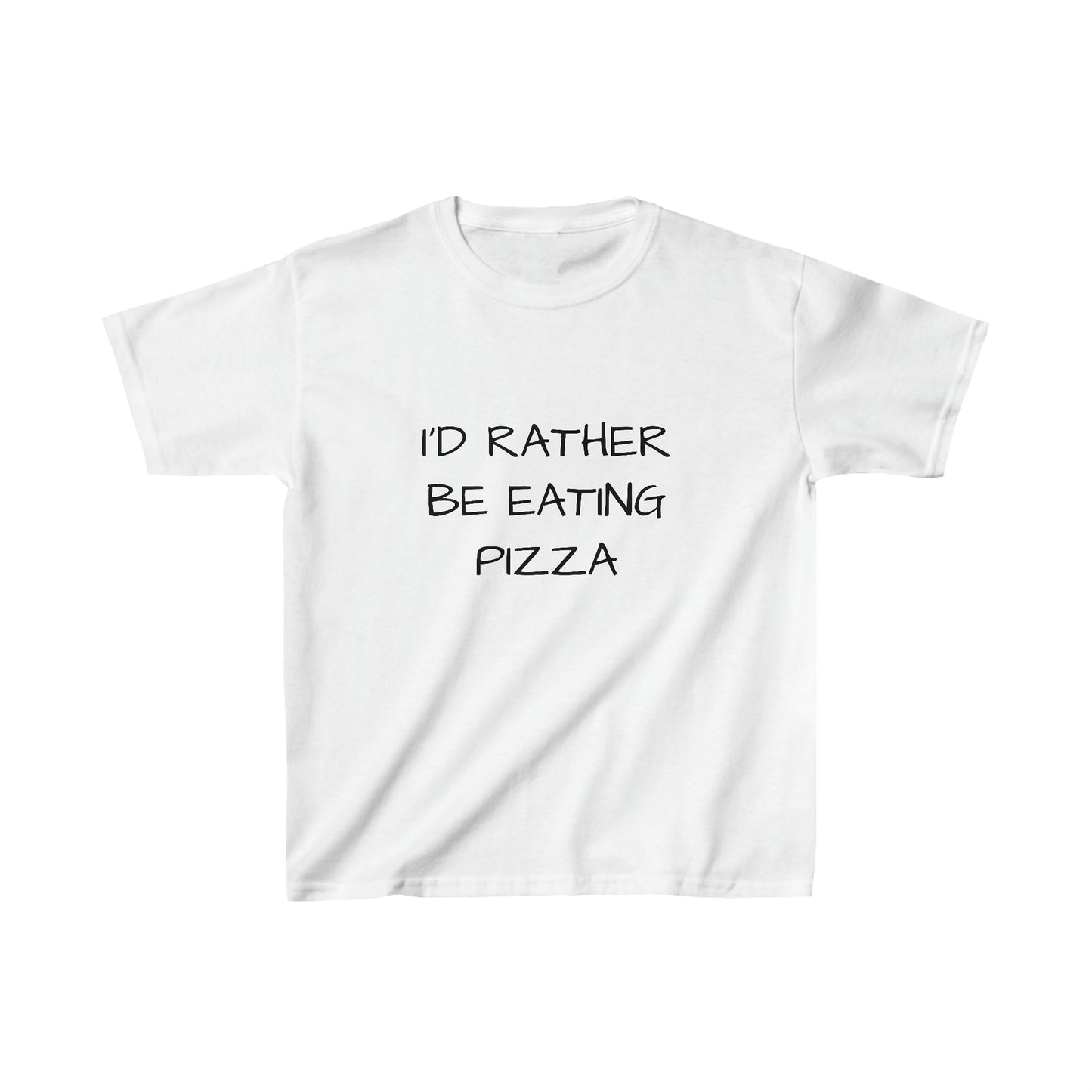 I'd Rather Be Eating Pizza - Kid's T-Shirt