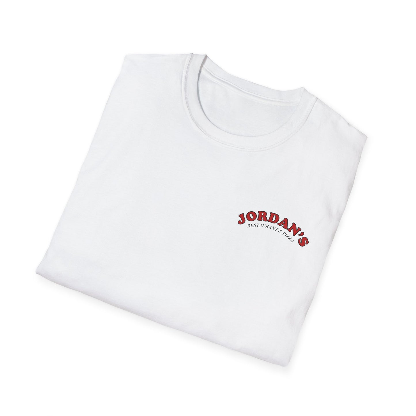 Jordan's Pizza Back Logo T-Shirt