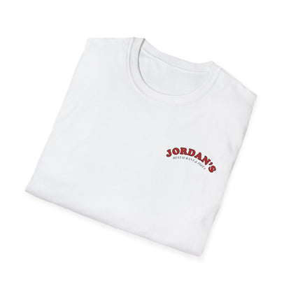 Jordan's Pizza Back Logo T-Shirt