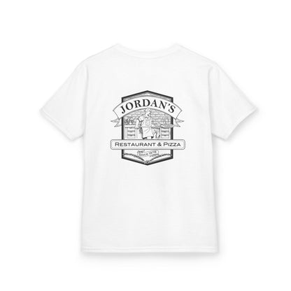 Kids Tee "I'd Rather Be Eating Pizza" with Jordan's Pizza Logo