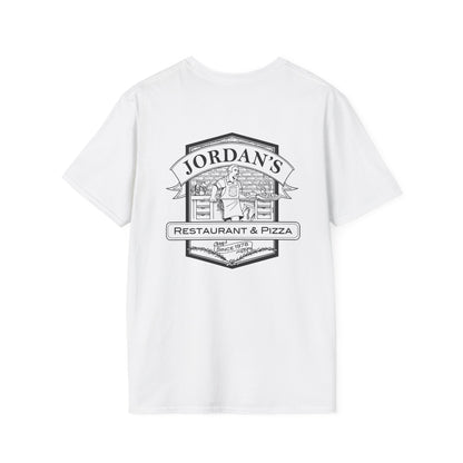 Jordan's Pizza Back Logo T-Shirt